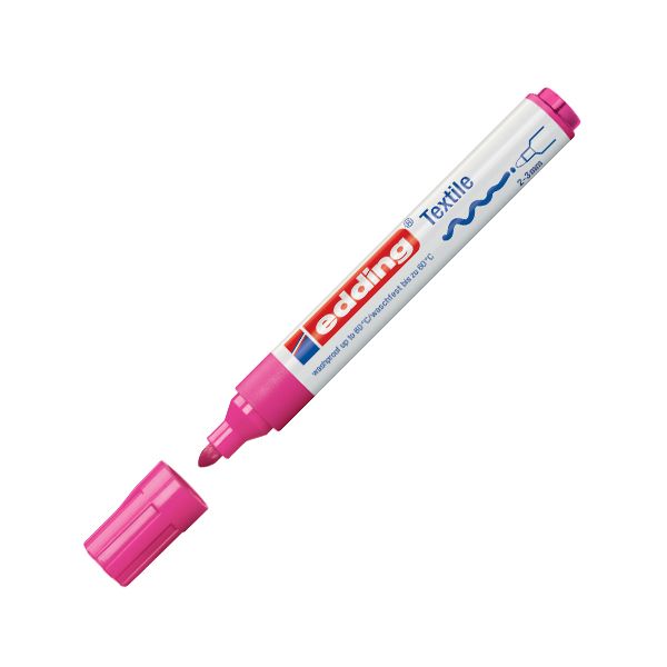 Popisovač na textil Edding 4500 neonóvo ružový