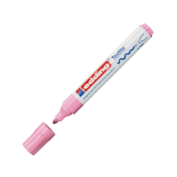 Popisovač na textílie Edding 4500 ružový