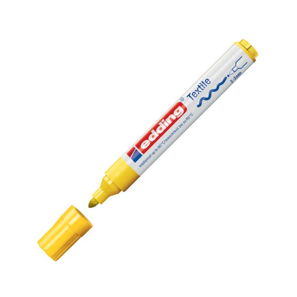 Popisovač na textil Edding 4500 žltý