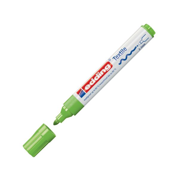 Popisovač na textílie Edding 4500 svetlozelený