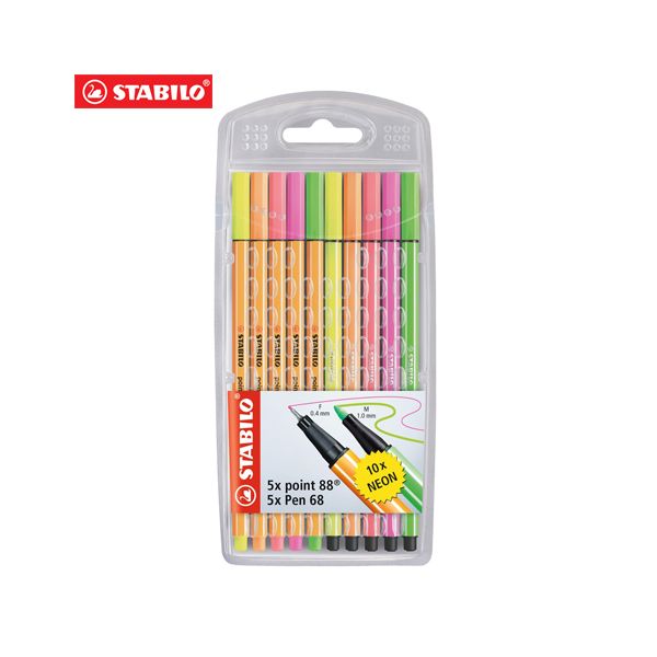 Liner STABILO point 88/68 sada 10 ks