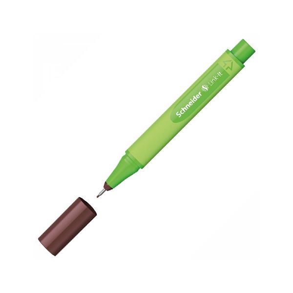 Popisovač Schneider Link-It 0,4 mm tmavohnedá