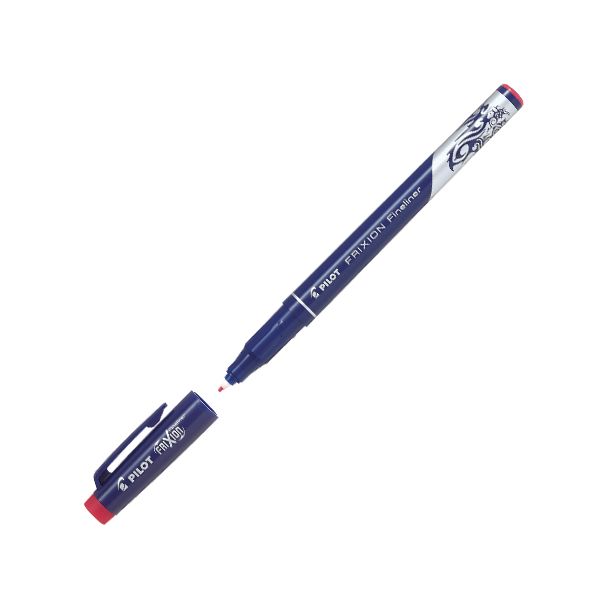 Pilot Frixion Fineliner 0,45mm , červený