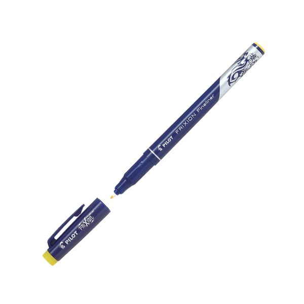 Pilot Frixion Fineliner 0,45mm , žltý