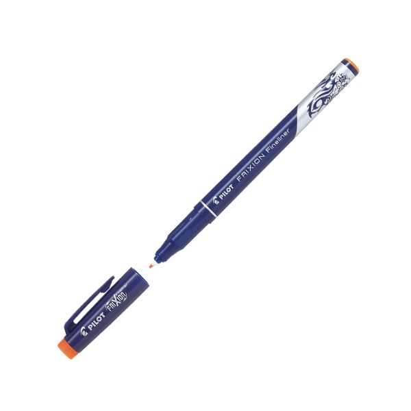 Pilot Frixion Fineliner 0,45mm , oranžový