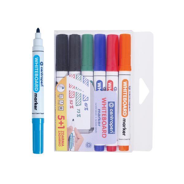 Popisovač CENTROPEN 8559 na bielu tabuľu, 6ks