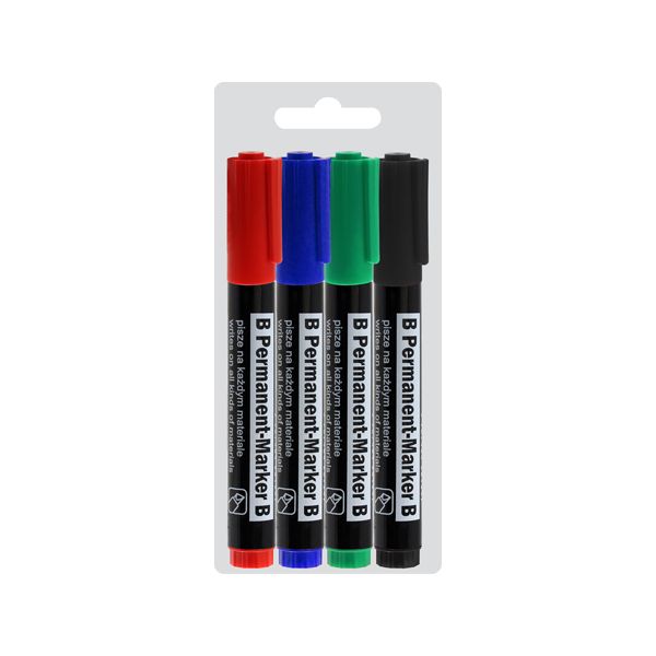 Popisovač Permanent B - sada 4 ks
