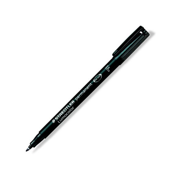 Permanentný popisovač, OHP, 0,6 mm, STAEDTLER "Lumocolor® 318 F", čierna