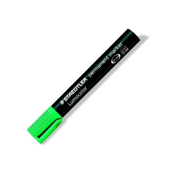Permanentný popisovač, 2 mm, kuželový hrot, STAEDTLER "Lumocolor 352", zelený