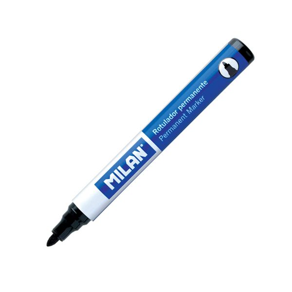 Popisovač MILAN Permanent Marker 4 mm, čierny