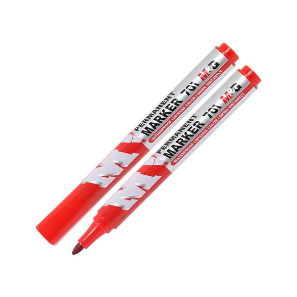Permanentný popisovač M&G 701/8566 - červený