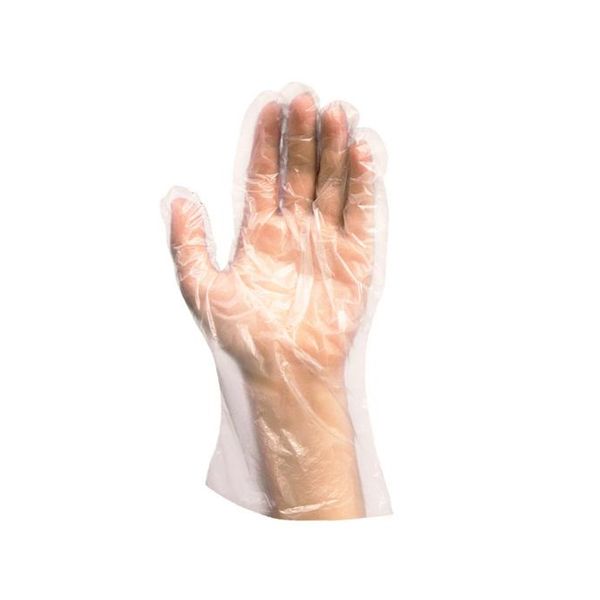 Rukavice (HDPE) jednorázová transparentní `L` [100 x 100 ks]