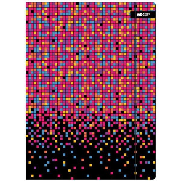 Doska s gumičkou Happy Color 24 x 31 cm (A4) kartón - Pixi disco