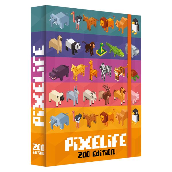 Box na zošity A4 Jumbo MAX - Pixelife Zoo Edition