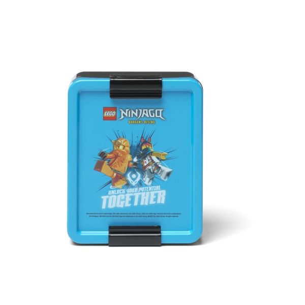 LEGO Ninjago box na desiatu - modrá
