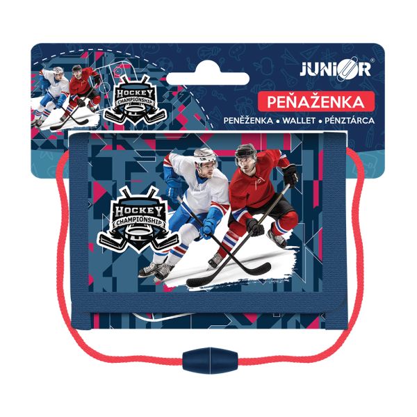 Detská textilná peňaženka JUNIOR S8 - Hockey