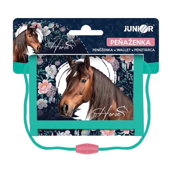 Detská textilná peňaženka JUNIOR S8 - Horse