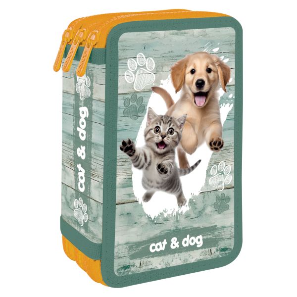 Peračník plný - 3 poschodový, 43 dielny JUNIOR S8 - Cat & Dog