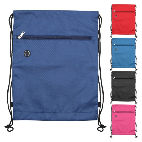 Vrecko na prezúvky s prednou kapsou (mix 5 farieb)