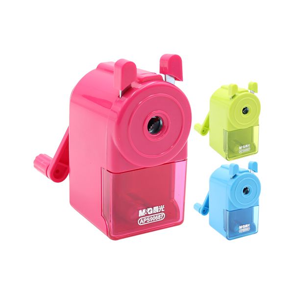 Strúhadlo stolové - mechanické M&G, mix 3 farieb