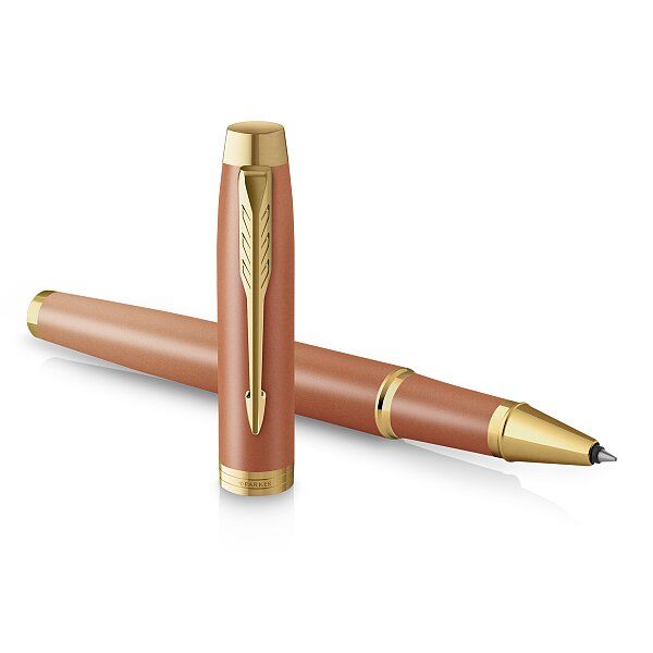 Roller PARKER IM Writing Rituals Orange GT, hrot F - čierna náplň