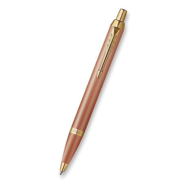 Pero guľôčkové PARKER IM Writing Rituals Orange GT, hrot M - modrá náplň