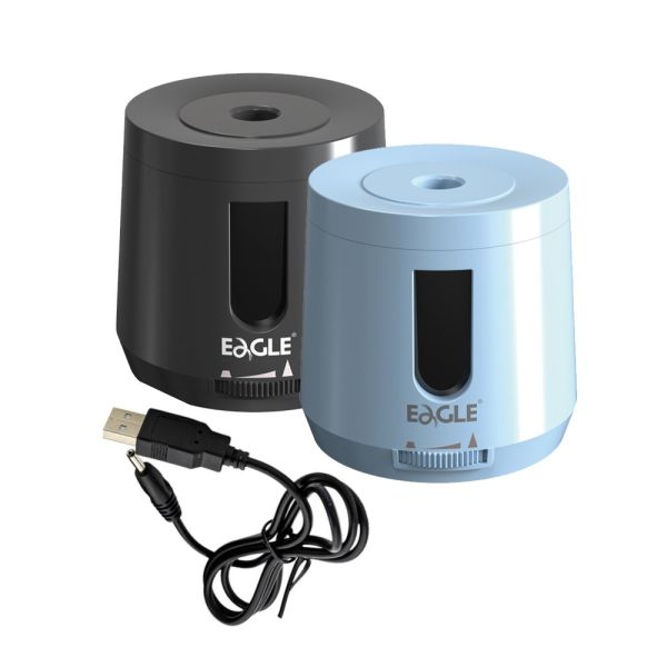 Strúhadlo elektrické/USB Eagle TY49USB, čierne/modré