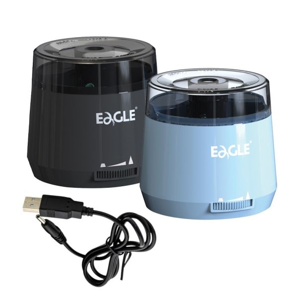 Strúhadlo elektrické/USB Eagle TY60USB, čierne/modré