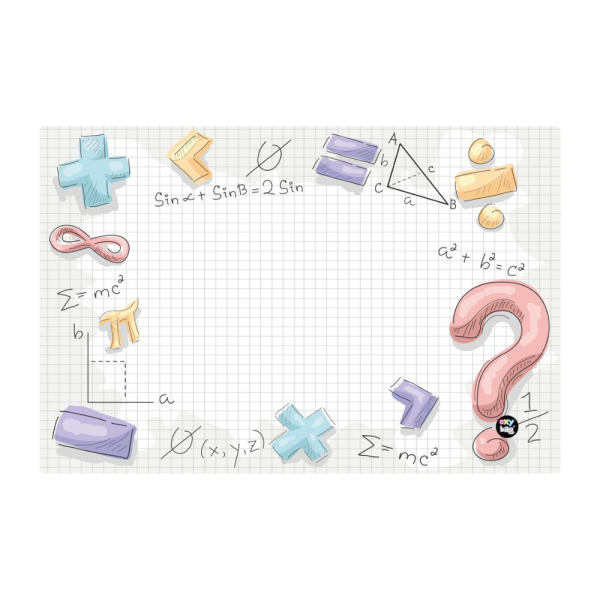 Podložka na stôl 60x40cm Math