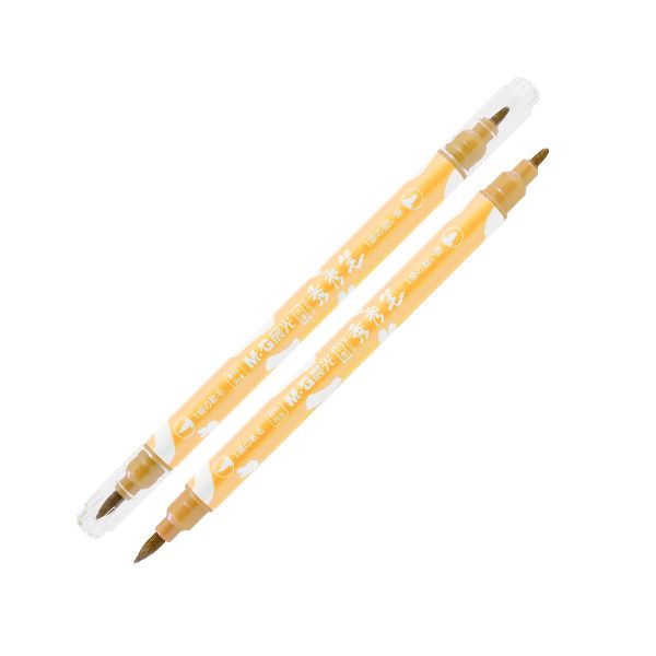 Popisovač M&G Miffy Marker 1 mm obojstranný, zlatý