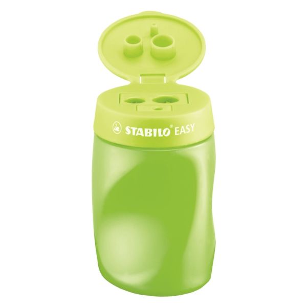 Strúhadlo STABILO EASYsharpener pre pravákov (3 otvory) zelené