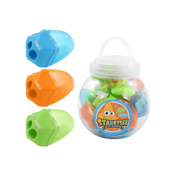 Strúhadlo plastové dvojité M&G Starfish so zásobníkom