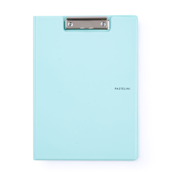 Podložka dvojitá plast. s klipom A4 PASTELINI zelená