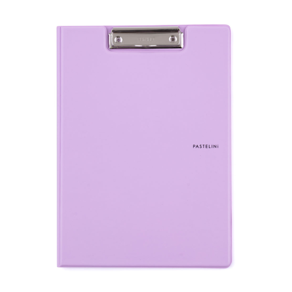 Podložka dvojitá plast. s klipom A4 PASTELINI fialová