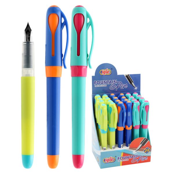 Pero bombičkové igle (mix 3 farieb) modrá náplň