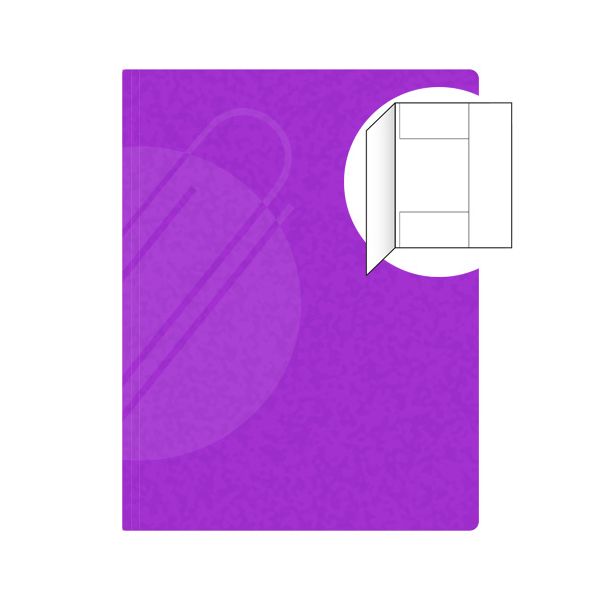 Odkladacia mapa s 3 chlopňami PREŠPÁN 253 - ružová