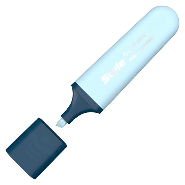 Zvýrazňovač CENTROPEN 6252 Style Pastel (klinový hrot 1-4,6 mm) - tyrkysová