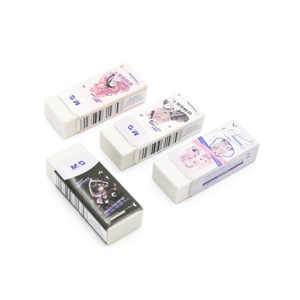 Guma M&G Pink Fantasy Dustless (bezprašná) biela