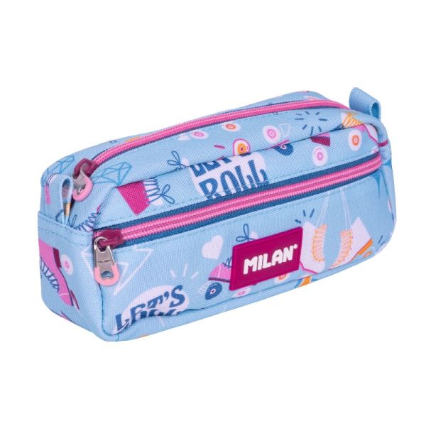 Obdĺžnikový peračník 2-zipsový MILAN séria Roller 2