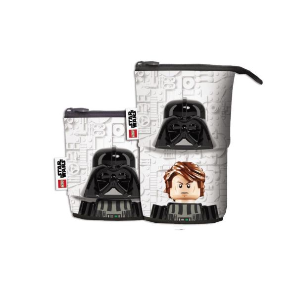 Peračník, na zips, pop-up, LEGO "Star Wars Darth Vader/Anakin", sivý-čierny, vzorovaný