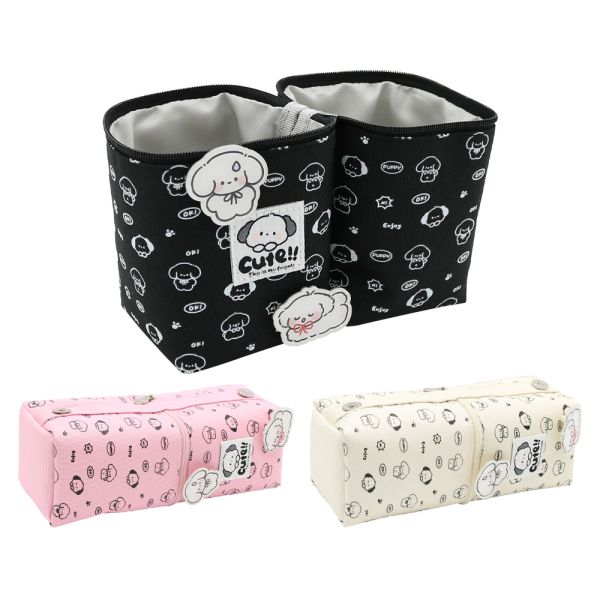 Puzdro na perá /organizér 1-zips, prázdne - Cute!! (mix 3 farieb)