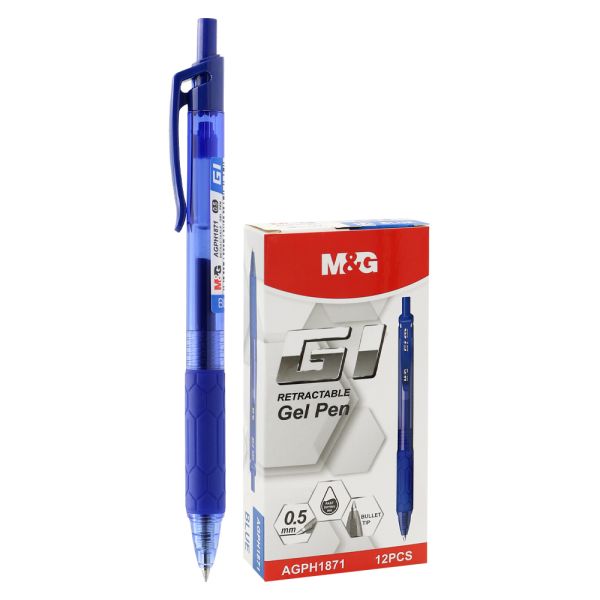 Pero gélové M&G G1 (0,5 mm) - modrá náplň