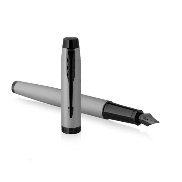 Pero plniace PARKER IM Achromatic Grey BT -M-