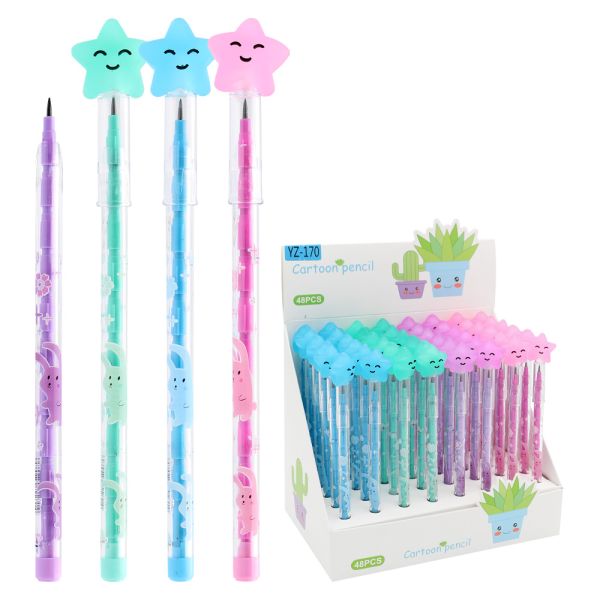 Mechanická ceruzka / Multi-point Hviezda (mix farieb)