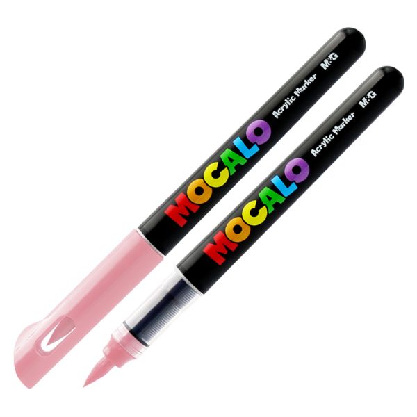 Popisovač M&G MOCALO Acrylic Marker, štetcový hrot - Light Purple 306