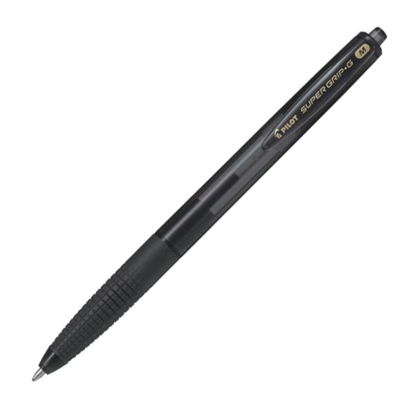 Pero guľôčkové PILOT SuperGrip-G 1,0 mm - čierna náplň