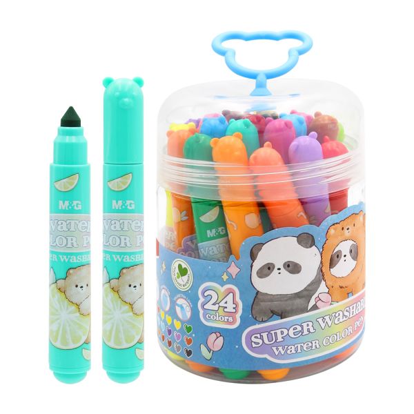 Fixy vodové M&G Food grade, ľahko umývateľné  - sada 24 ks