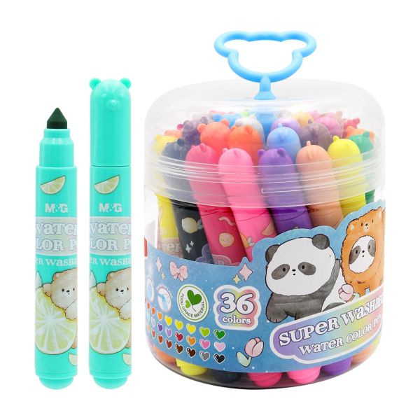 Fixy vodové M&G Food grade, ľahko umývateľné  - sada 36 ks