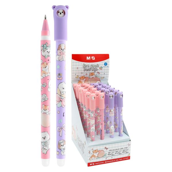 Pero gélové /gumovacie M&G Live your best life 0,7 mm - modrá náplň