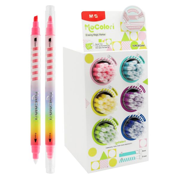 Prezentačný stojan M&G Popisovač /Zmizík MoColori Erasing Magic Marker (180 ks)
